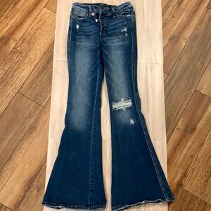 Flying Monkey jeans- high rise bell bottom Size 24